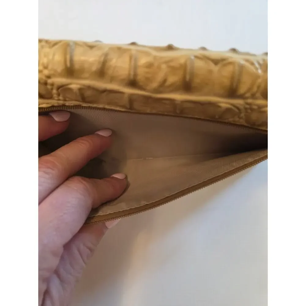 Brahmin Veronica Cashew Melbourne Trifold Envolope Leather Wallet Old Money